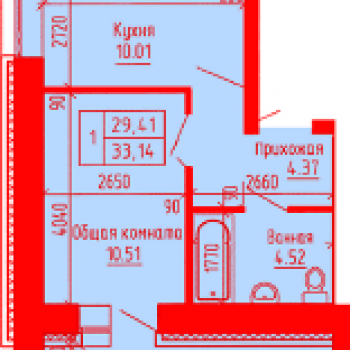 Микрорайон Лазурный 2 (Барнаул) – планировка №5