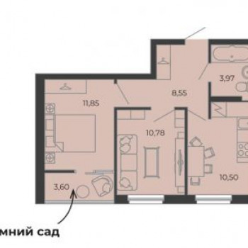 Авторский дом Один лофт (Барнаул) – планировка №4