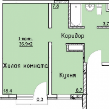 Микрорайон «Дубровка» (Белгород) – планировка №1