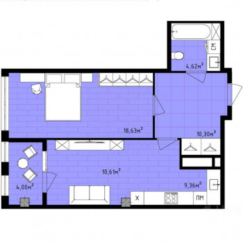 Белые горы (Белгород) – планировка №2