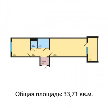 ЖК Квартал у озера (Челябинск) – планировка №6