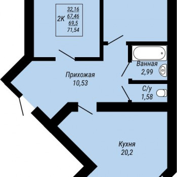 Юбилейный (Иваново) – планировка №20