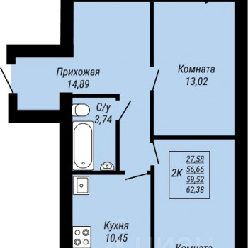 Юбилейный (Иваново) – планировка №10
