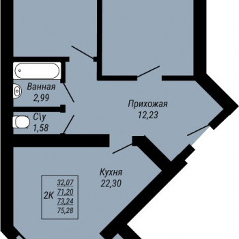 Юбилейный (Иваново) – планировка №7