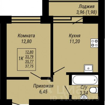 Юбилейный (Иваново) – планировка №6