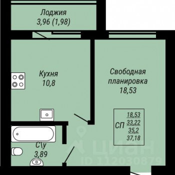 Юбилейный (Иваново) – планировка №3
