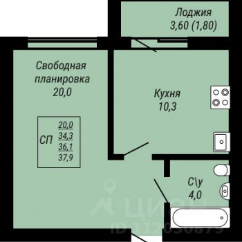 Юбилейный (Иваново) – планировка №16