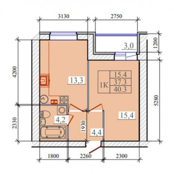 Олимпийский (Иваново) – планировка №10