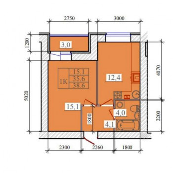 Олимпийский (Иваново) – планировка №11