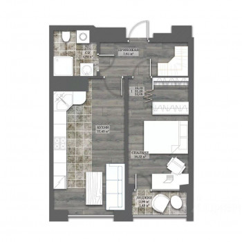 Левитан (Иваново) – планировка №5