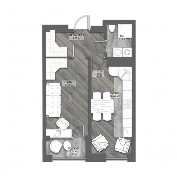 Левитан (Иваново) – планировка №4