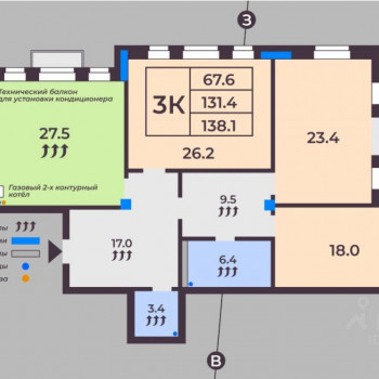Модерн (Иваново) – планировка №4