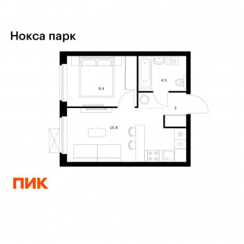 Нокса парк (Казань) – планировка №3