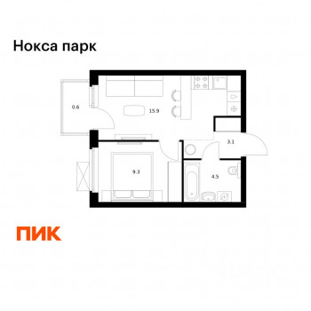 Нокса парк (Казань) – планировка №2