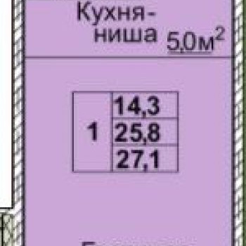 ЖК Восточный (Кемерово) – планировка №3