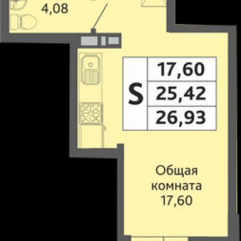 ЖК Мозаика (Краснодар) – планировка №4