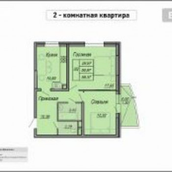 ЖК на Репина (Краснодар) – планировка №3