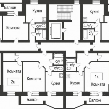 Дом на ул. Баумана (Красноярск) – планировка №1