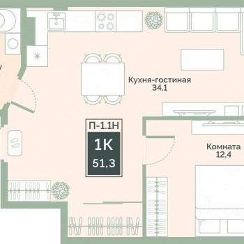 Районы-Кварталы (Курган) – планировка №22
