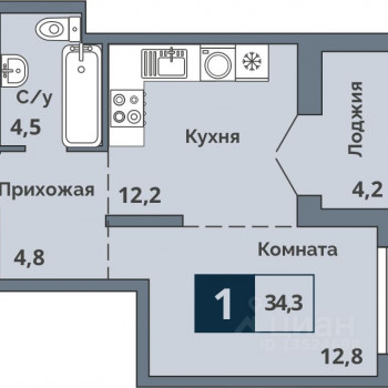 Счастье (Курган) – планировка №1