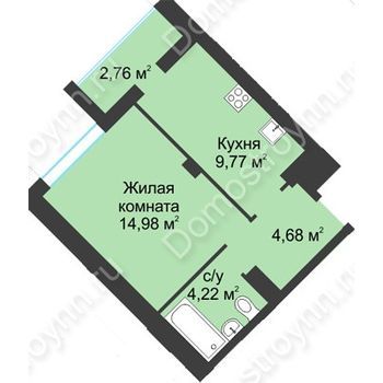 ЖК На Вятской (Нижний Новгород) – планировка №16