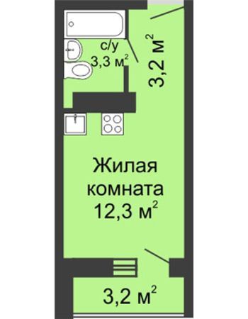 ЖК ЮГ (Нижний Новгород) – планировка №28