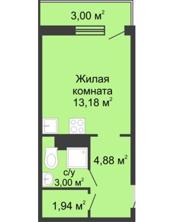 ЖК Мончегория (Нижний Новгород) – планировка №20