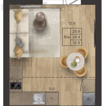ЖК «FORMAT» (Пермь) – планировка №4