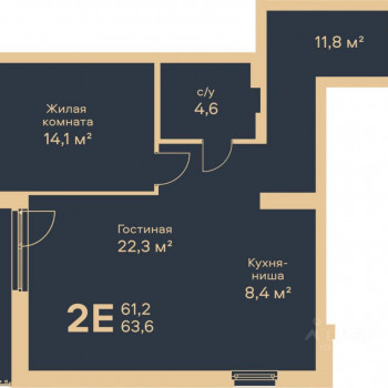 Петропавловский (Пермь) – планировка №2