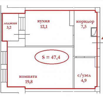 Клубный дом Рассвет - Премиум (Самара) – планировка №7