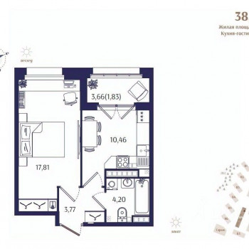 Ranta Residence (Санкт-Петербург) – планировка №26