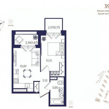 Ranta Residence (Санкт-Петербург) – планировка №24