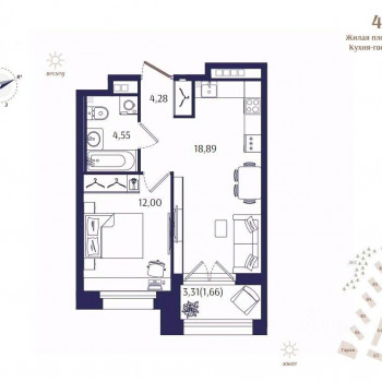 Ranta Residence (Санкт-Петербург) – планировка №37