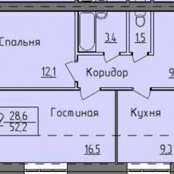 Микрорайон Восточный (Саранск) – планировка №1
