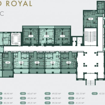 ЖК Grand Royal Residence (Гранд Роил Резиденс) (Сочи) – планировка №1