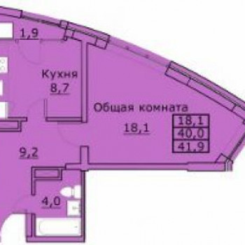 ЖК Фреш (Ставрополь) – планировка №3