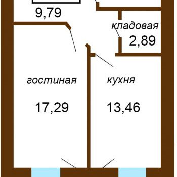 Жилой дом На Московской (Тверь) – планировка №5