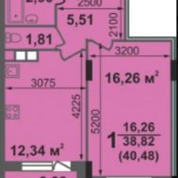 ЖК Акварели (Владимир) – планировка №4