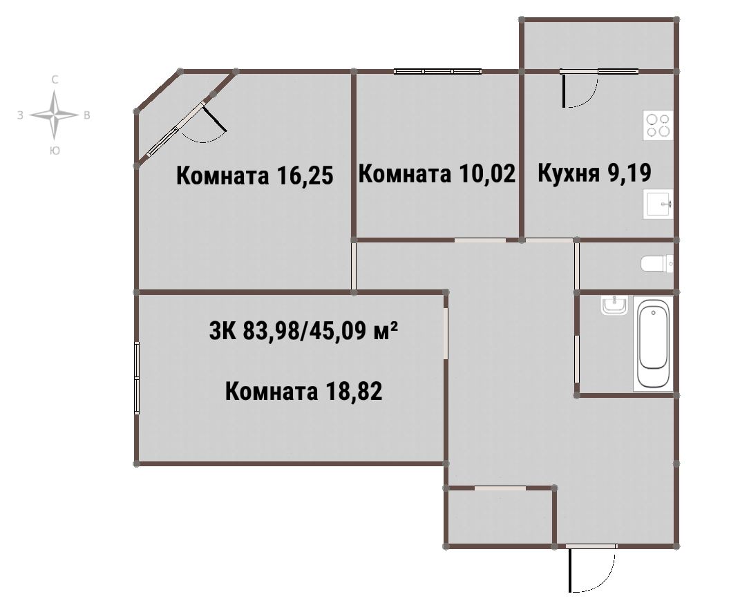 Планировки квартир владивосток ЖК ВАРЯГ-ЦЕНТР (Владивосток) - планировки квартир