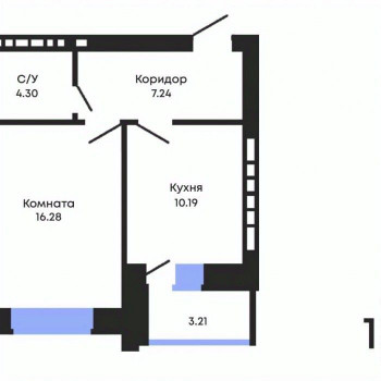 ЖК «Атом-2» (Воронеж) – планировка №3